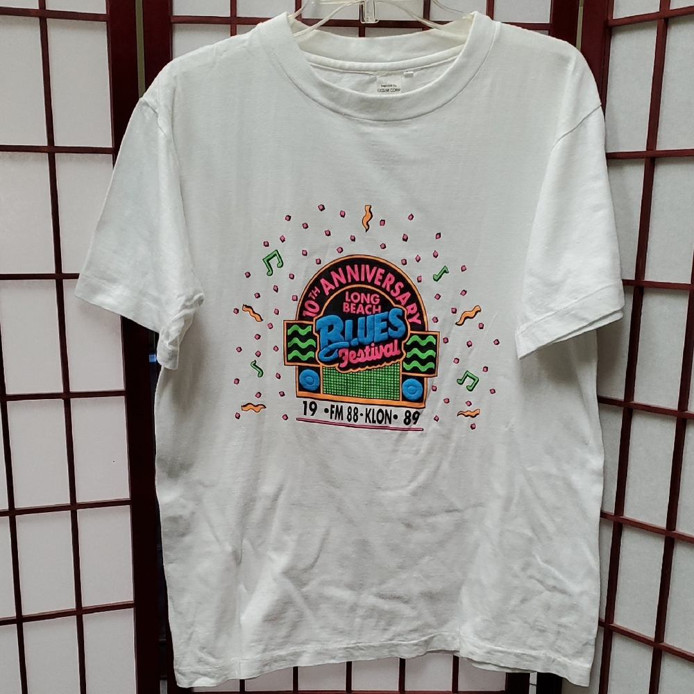 Vintage 1989 Long Beach Blues Festival T